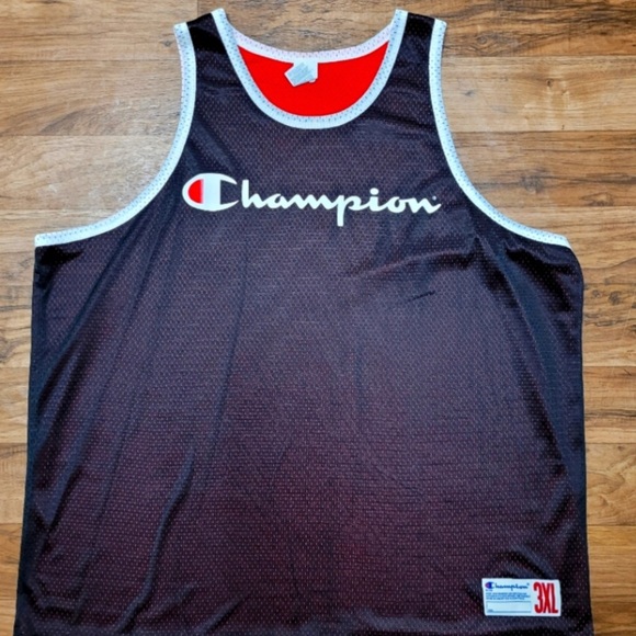 Champion Other - Nwot! Champion Reversible Basketball Game Jersey Red/Black Sz 3x